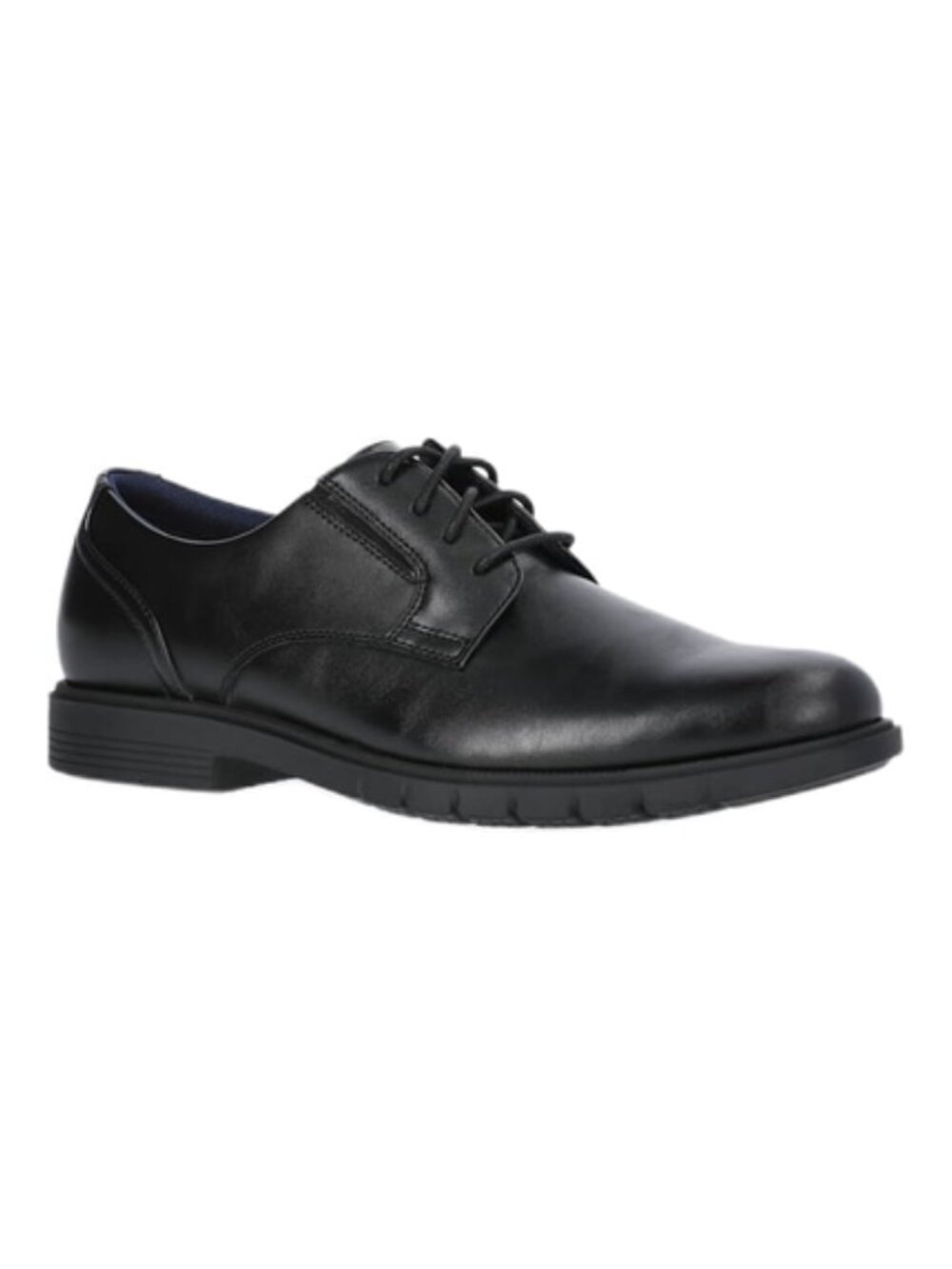 George Men's Flexx Comfort Oxford Dress Shoes (New, Black, Size 10.5, 10 1/2)